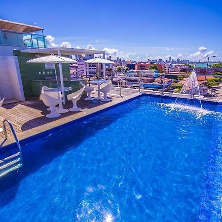 Israel Tambau- Apto Luxuoso- Em Frente Ao Mar Com Varanda โจเอาเปสโซอา ภายนอก รูปภาพ