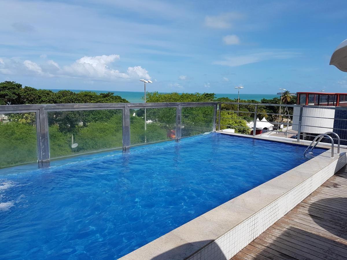 Israel Tambau- Apto Luxuoso- Em Frente Ao Mar Com Varanda โจเอาเปสโซอา ภายนอก รูปภาพ