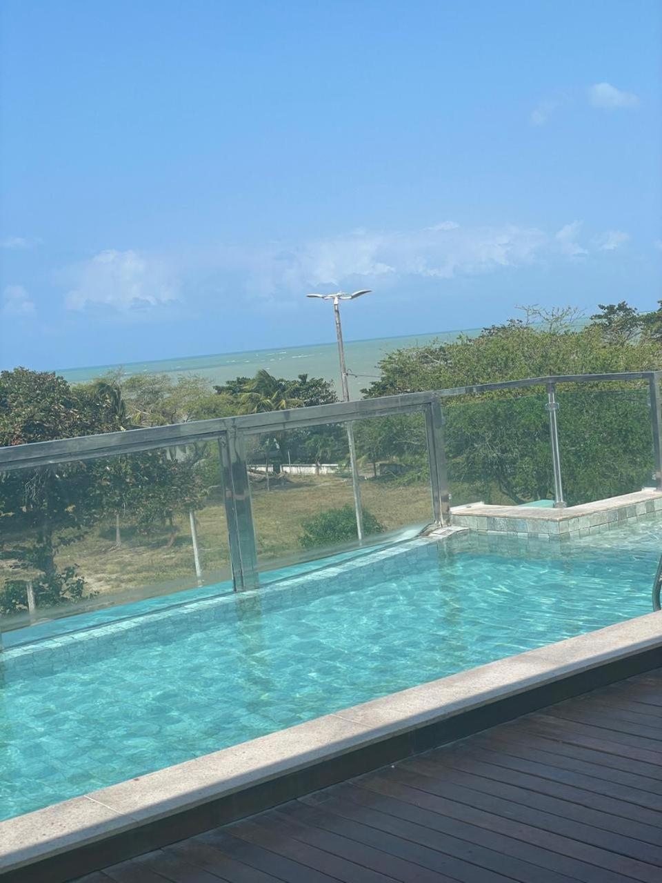 Israel Tambau- Apto Luxuoso- Em Frente Ao Mar Com Varanda โจเอาเปสโซอา ภายนอก รูปภาพ